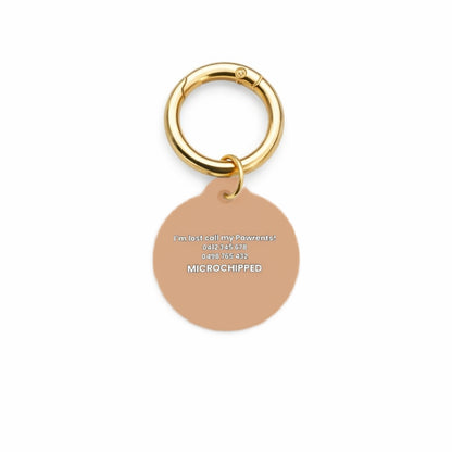 Choc Swirl Pet ID Tag