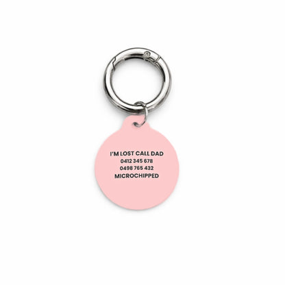 Donut Pet ID Tag