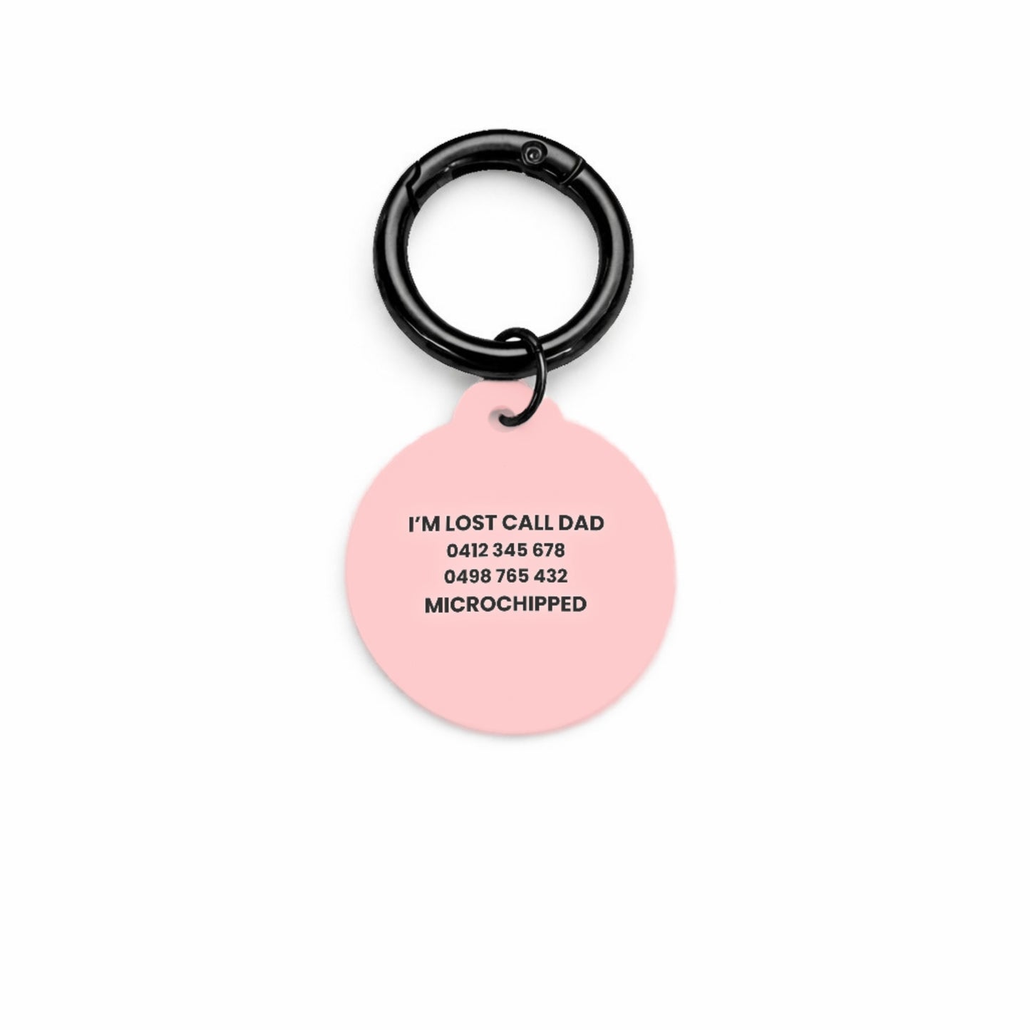Donut Pet ID Tag