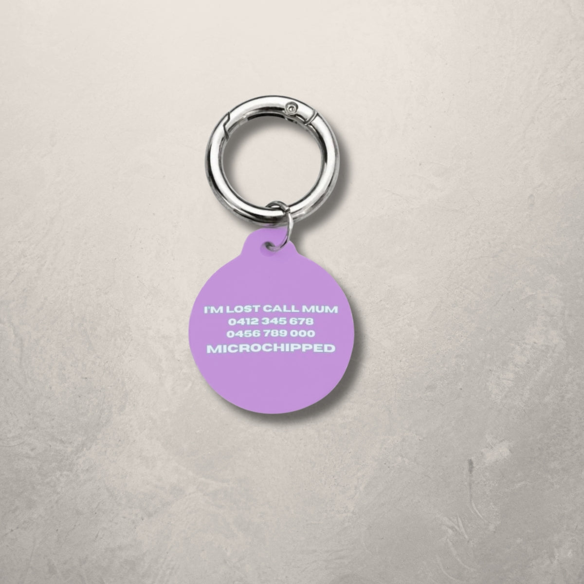 Pastel Tide Pet ID Tag