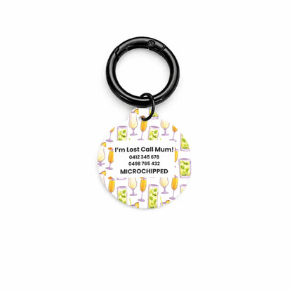 Cocktail Pet ID Tag