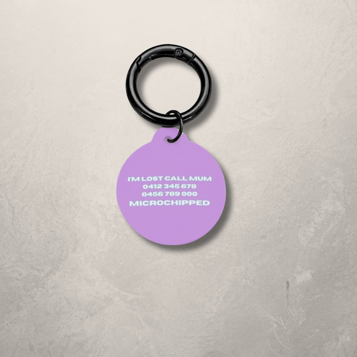 Pastel Tide Pet ID Tag