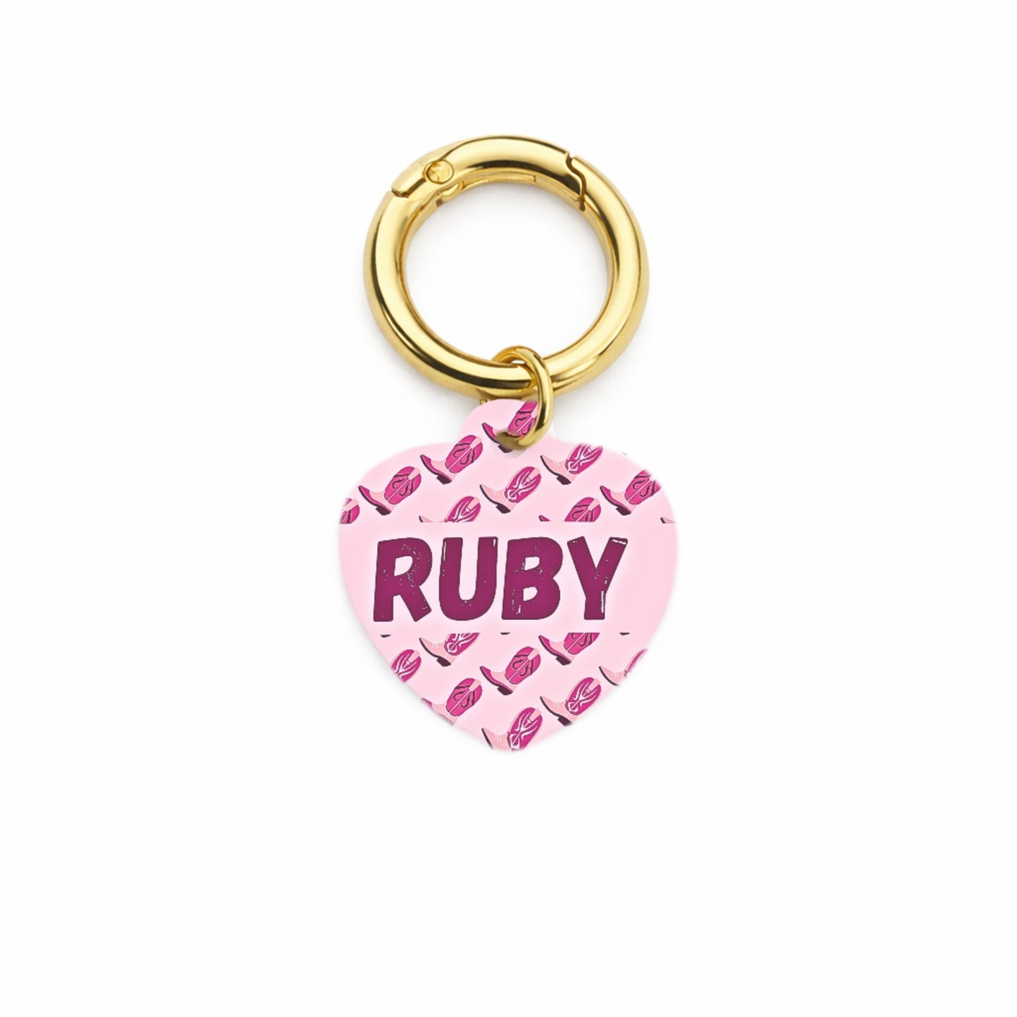 Pink Rodeo Pet ID Tag