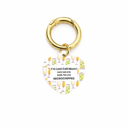 Cocktail Pet ID Tag