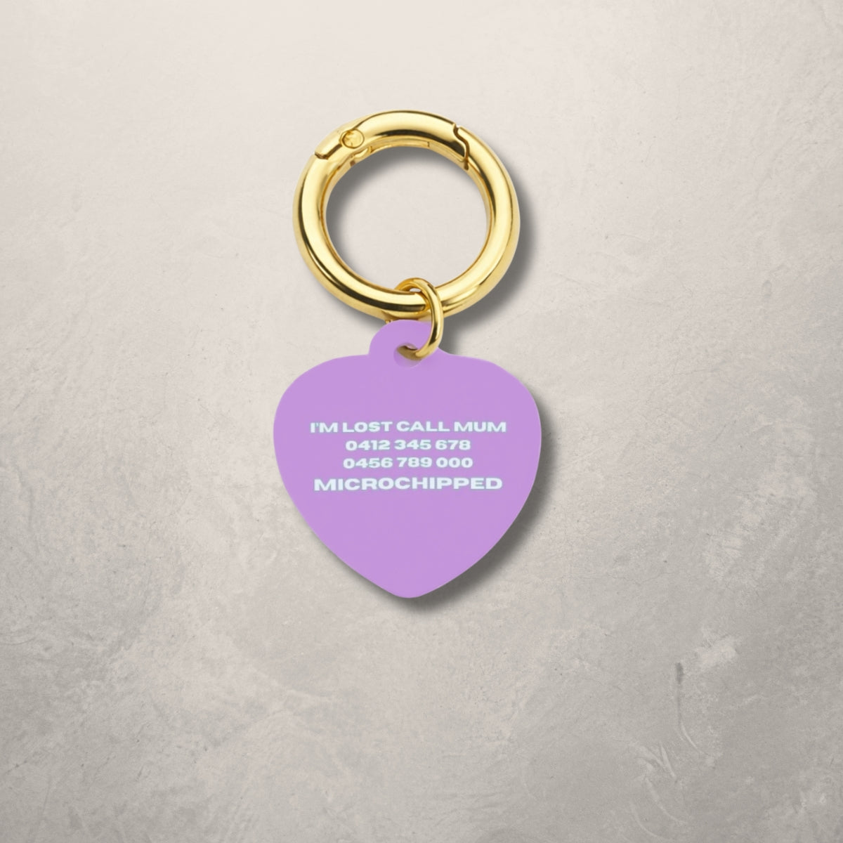 Pastel Tide Pet ID Tag
