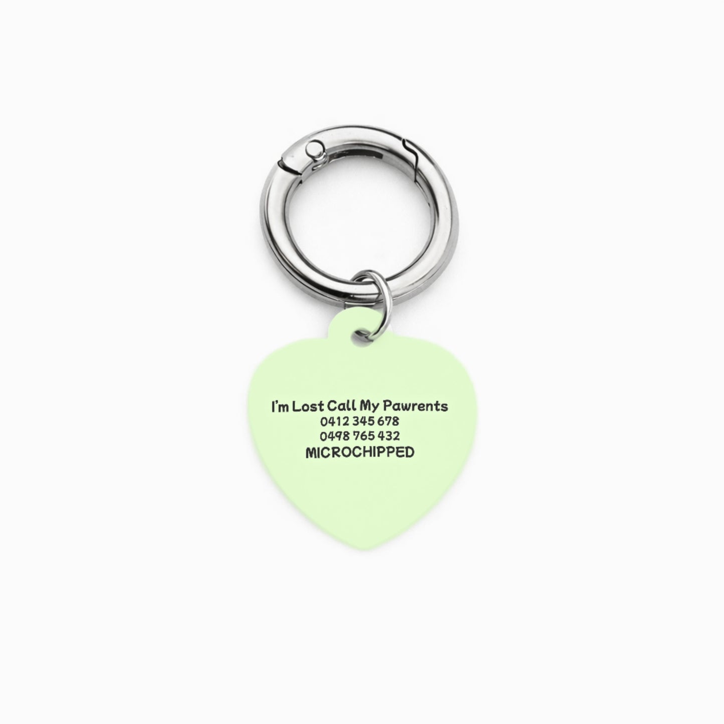 Minty Breeze Pet ID Tag