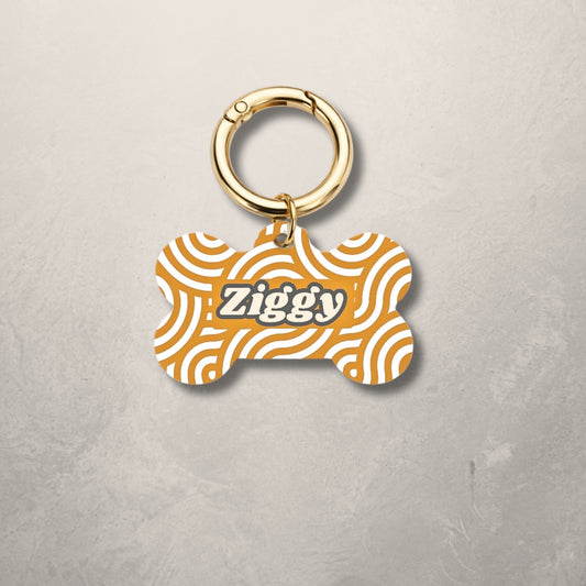 Ziggy Swirl Pet ID Tag