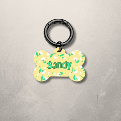 Spring Daisy Pet ID Tag
