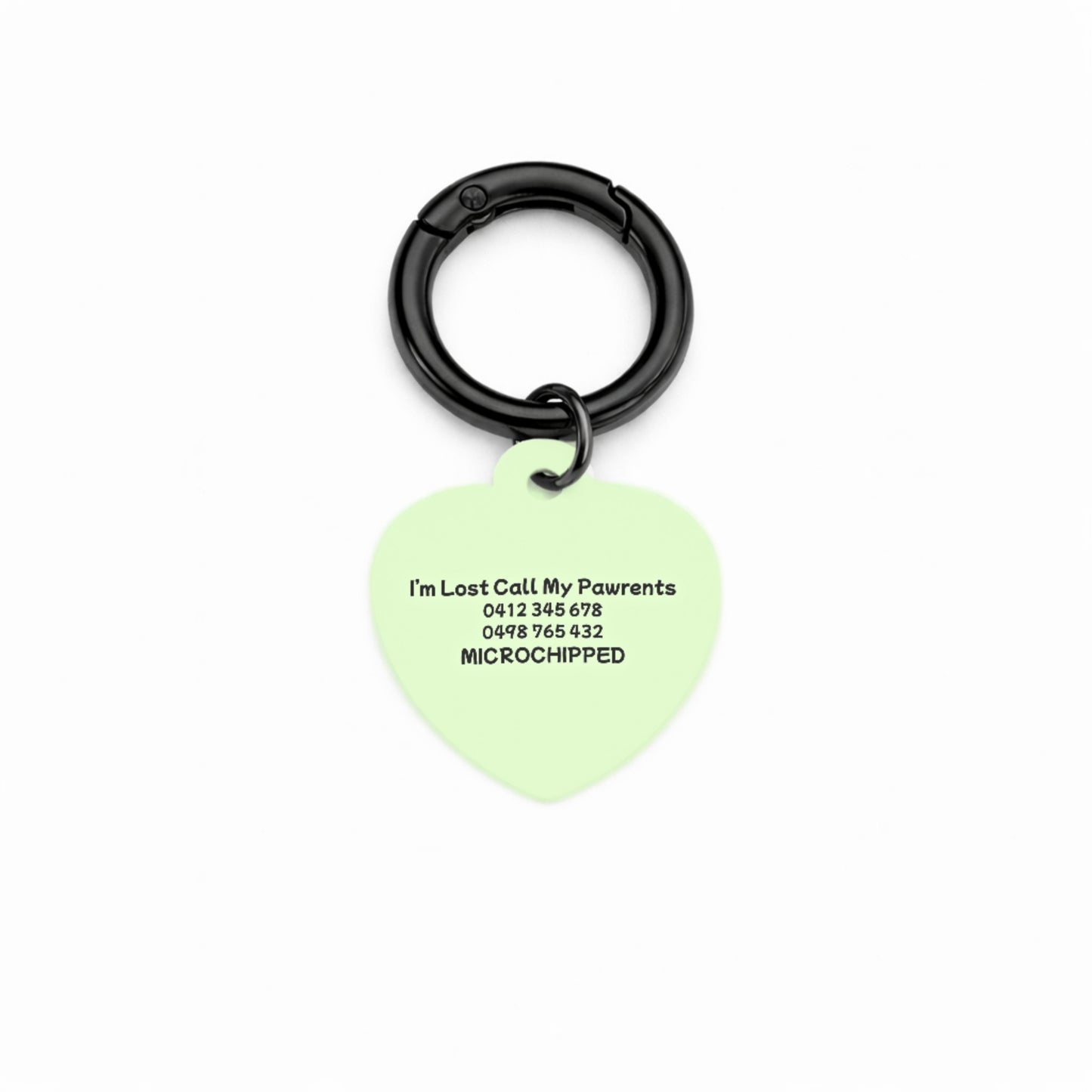 Minty Breeze Pet ID Tag