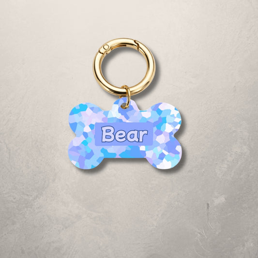 Blue Aura Pet ID Tag