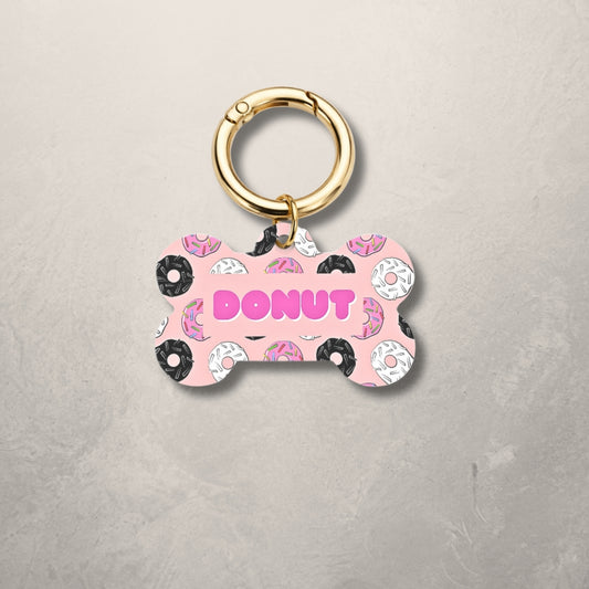 Donut Pet ID Tag