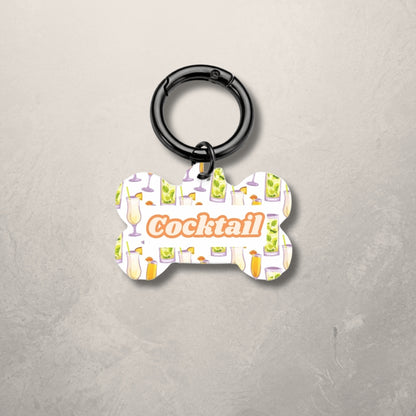 Cocktail Pet ID Tag