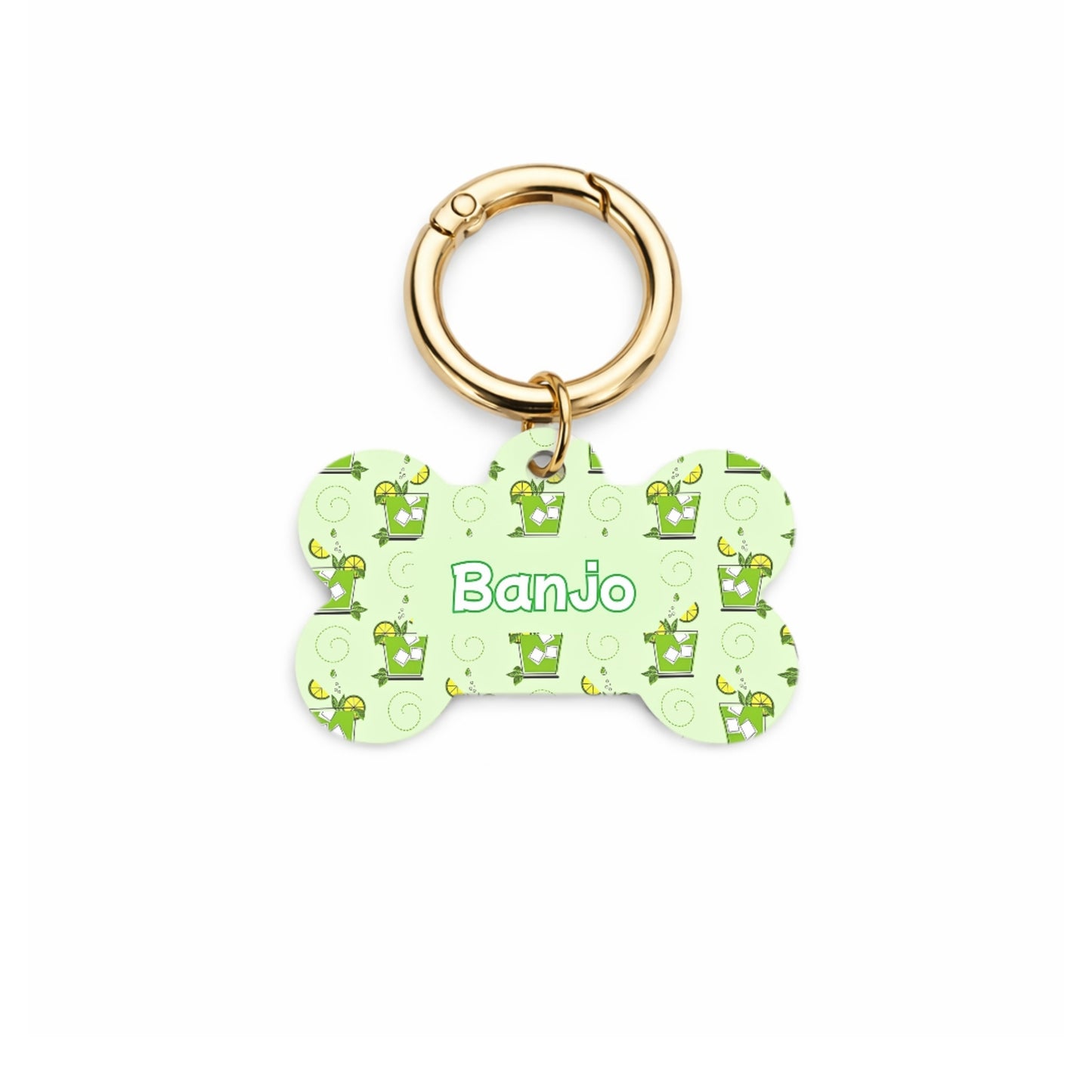 Minty Breeze Pet ID Tag