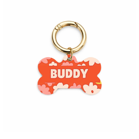 Wildflower Pet ID Tag