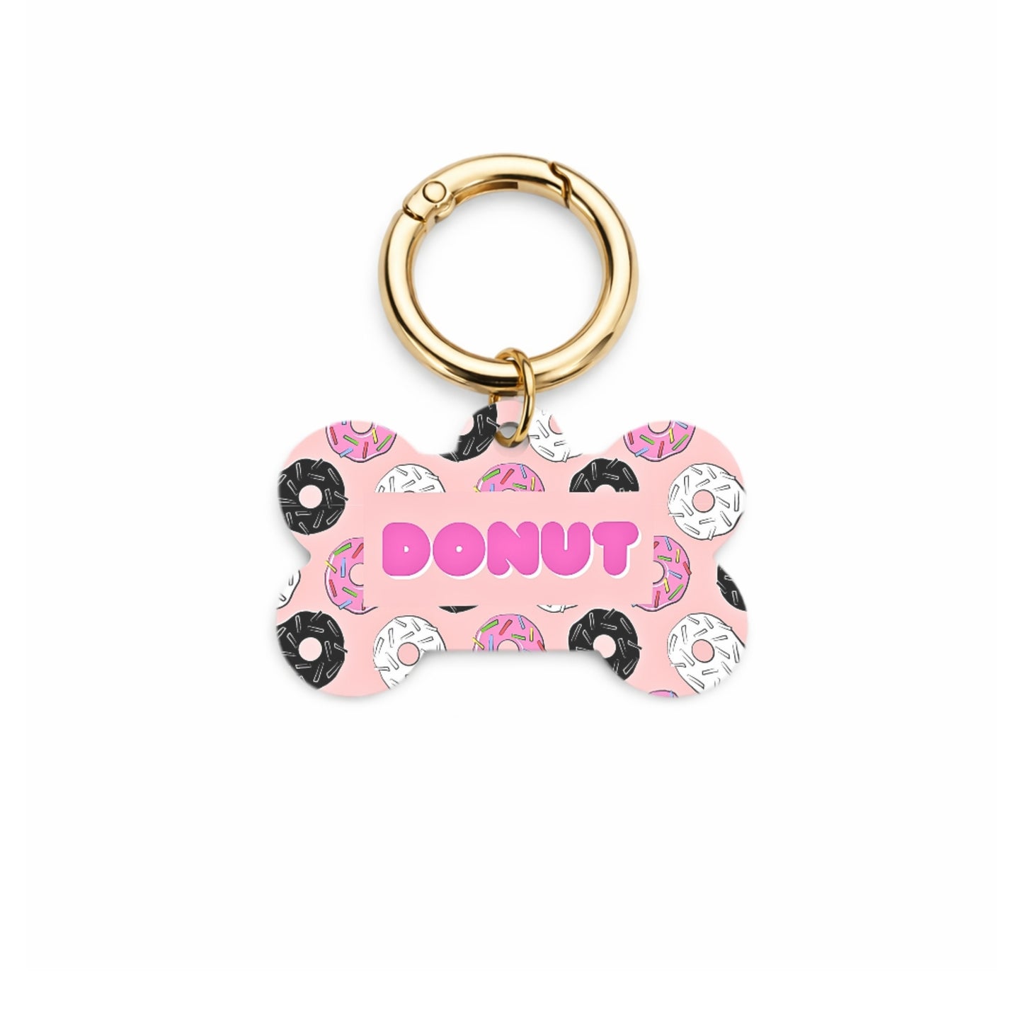 Donut Pet ID Tag