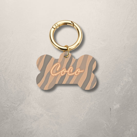 Choc Swirl Pet ID Tag