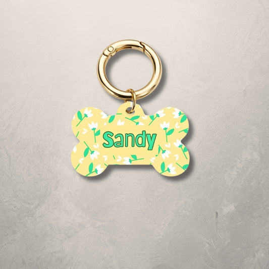 Spring Daisy Pet ID Tag