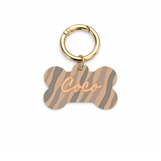 Choc Swirl Pet ID Tag