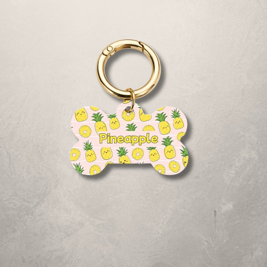 Pineapple Pet ID Tag