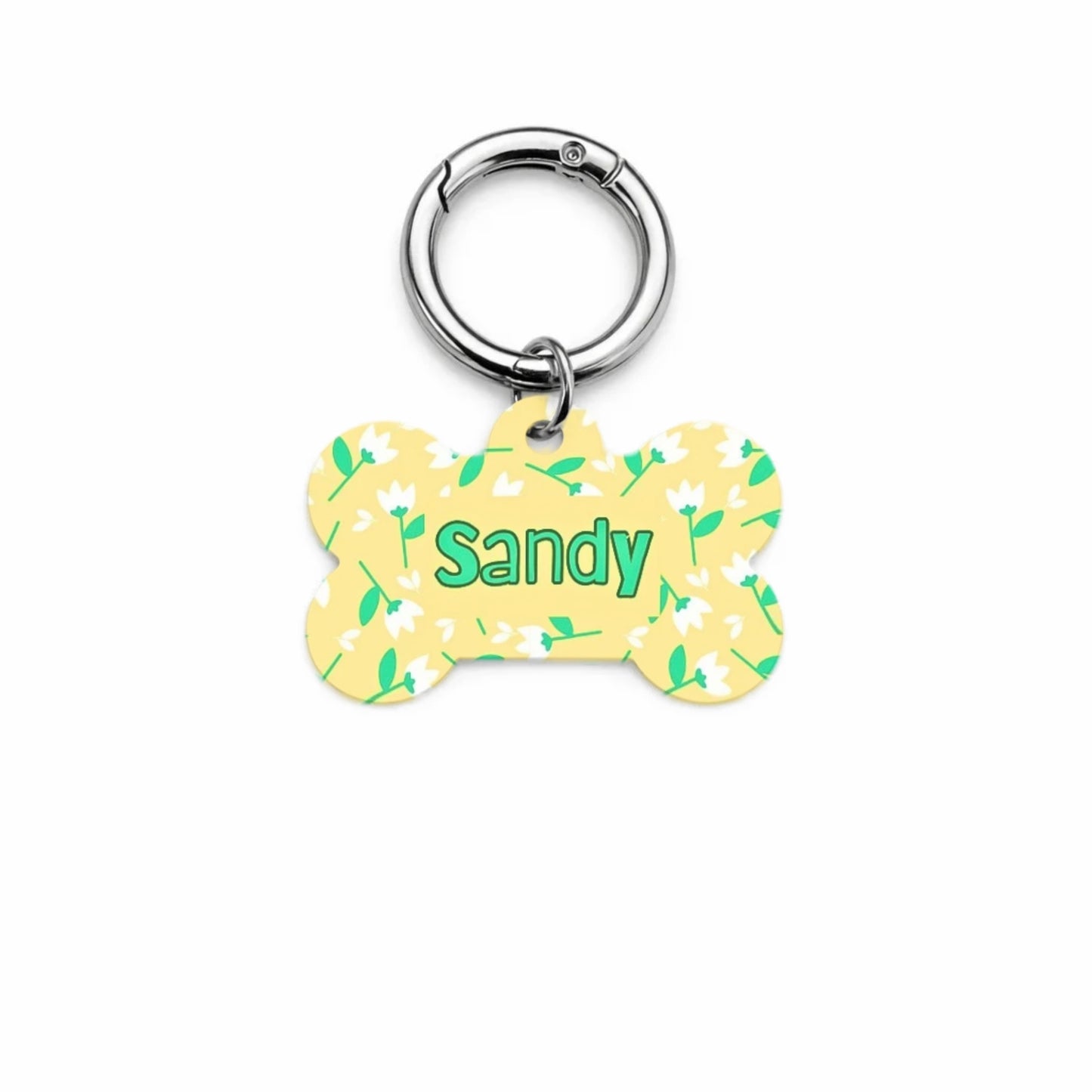 Spring Daisy Pet ID Tag
