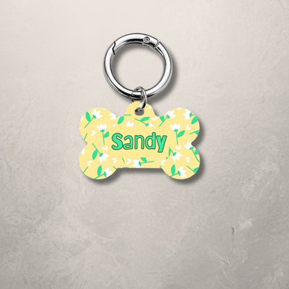 Spring Daisy Pet ID Tag