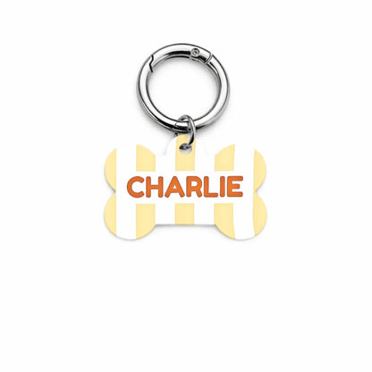 Sunny Stripe Pet ID Tag