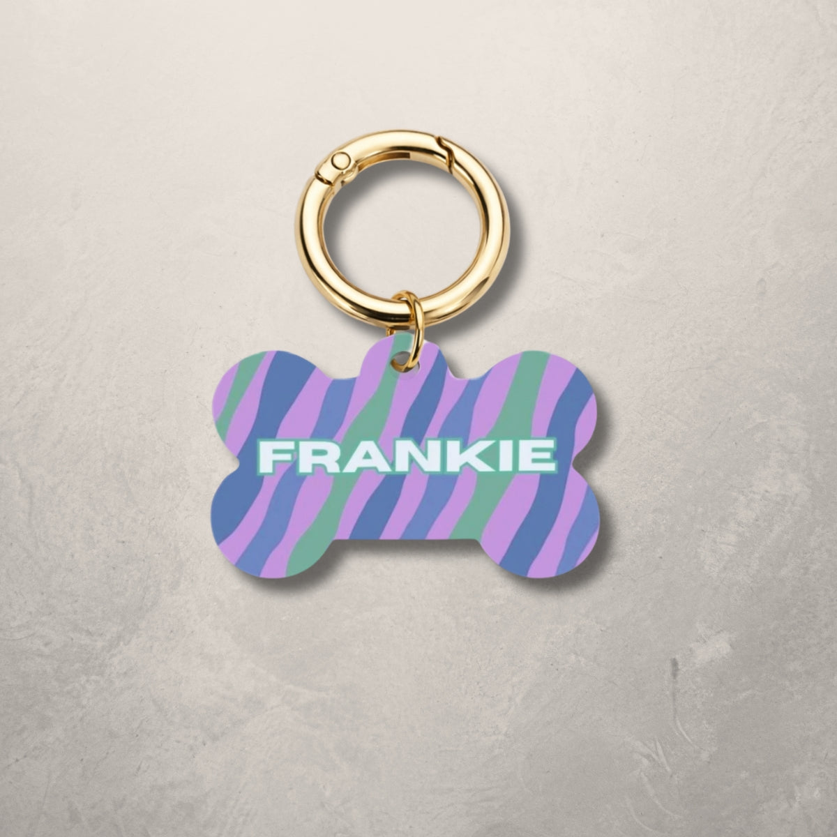 Pastel Tide Pet ID Tag