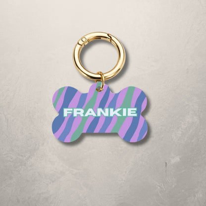 Pastel Tide Pet ID Tag