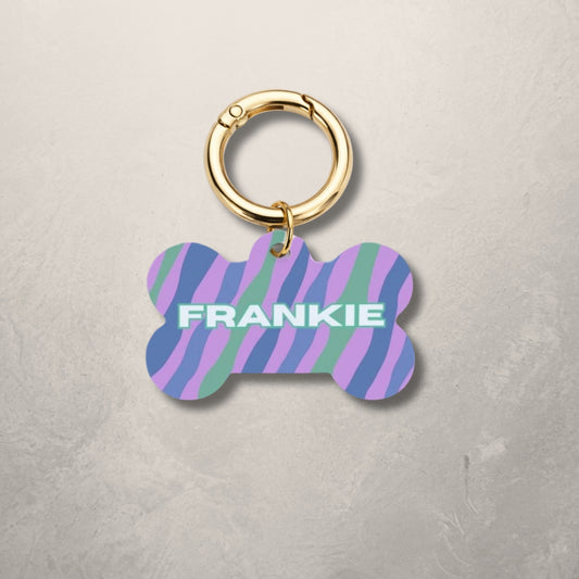 Pastel Tide Pet ID Tag