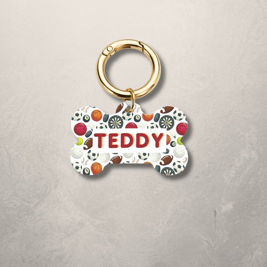 Sports Club Pet ID Tag