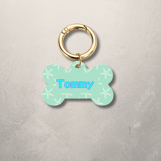 Coral Pet ID Tag