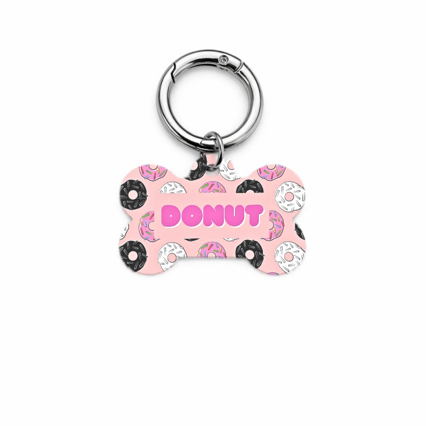 Donut Pet ID Tag