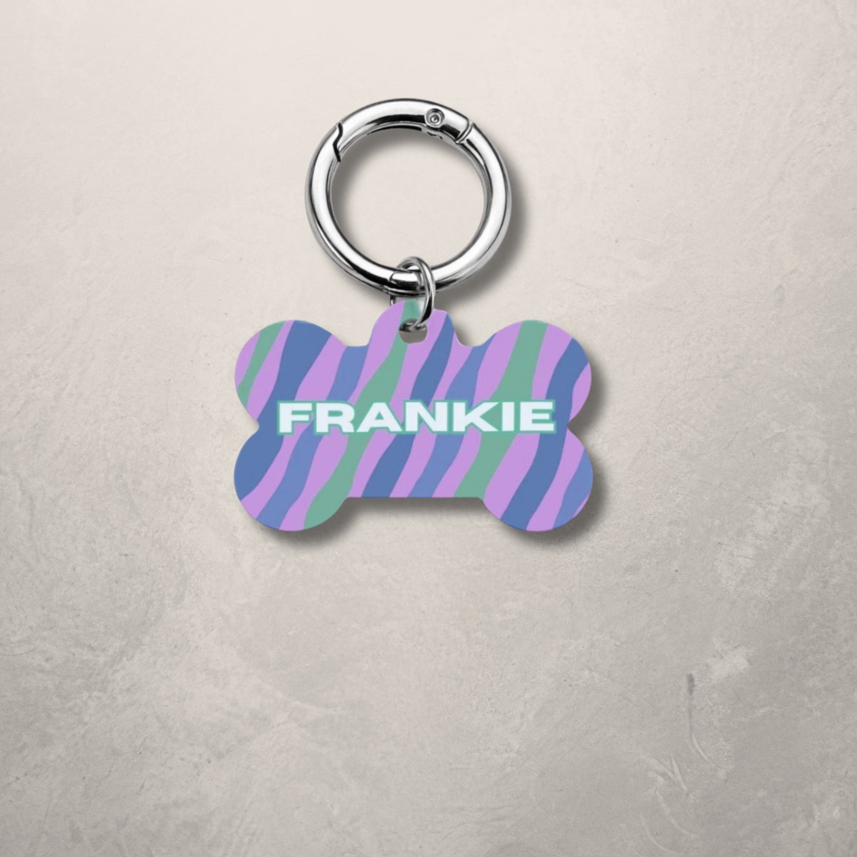 Pastel Tide Pet ID Tag