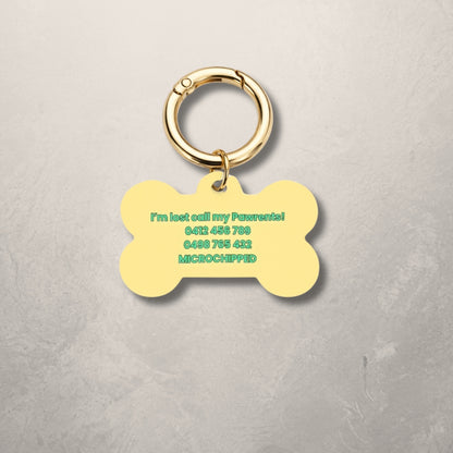 Spring Daisy Pet ID Tag