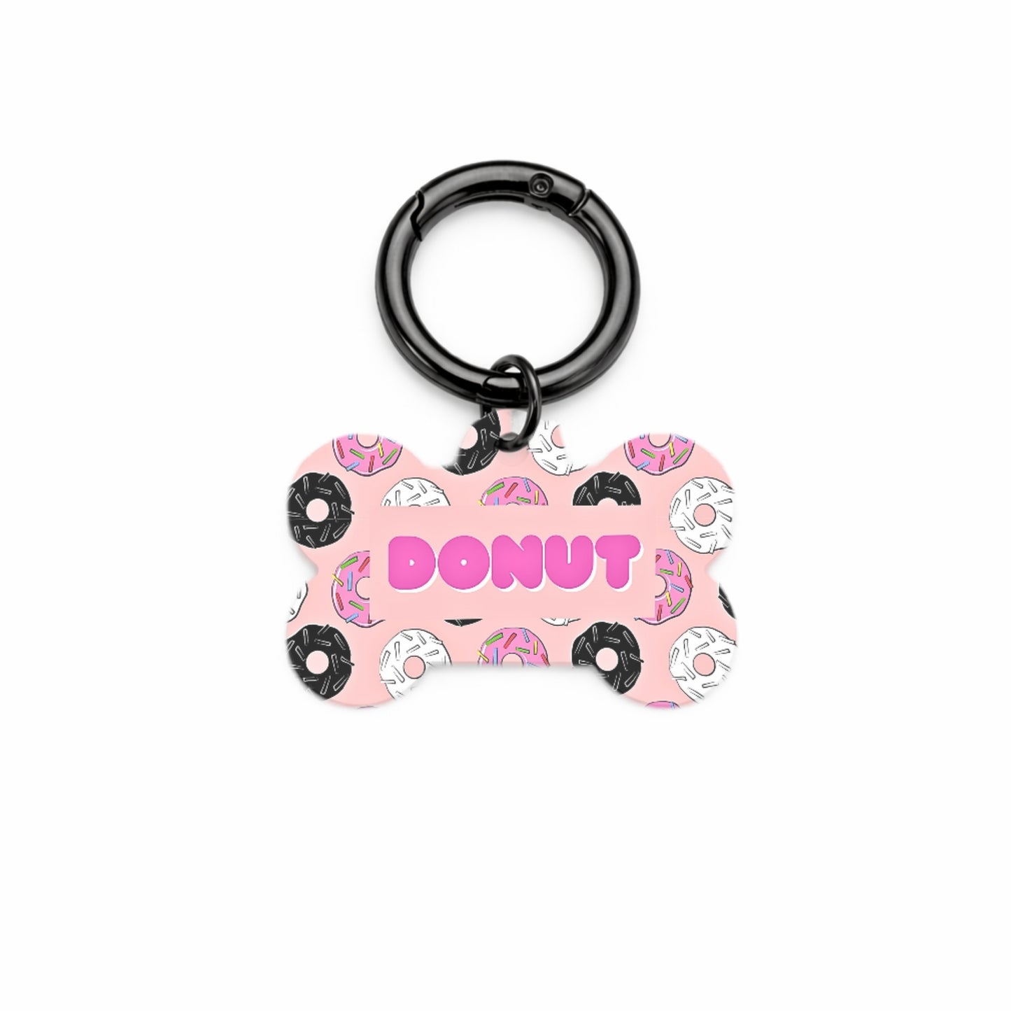 Donut Pet ID Tag
