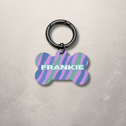 Pastel Tide Pet ID Tag