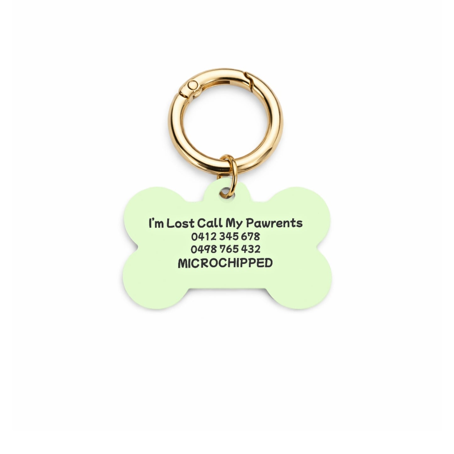 Minty Breeze Pet ID Tag