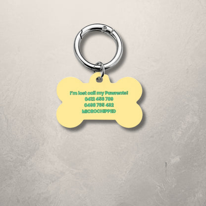 Spring Daisy Pet ID Tag