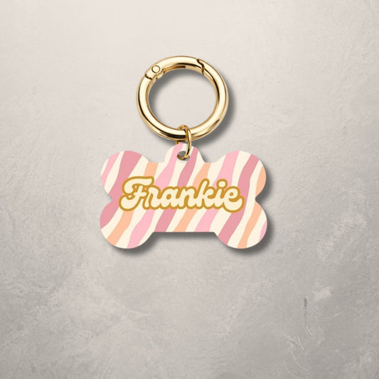 Peaches & Cream Pet ID Tag