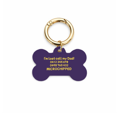 Good Vibes Pet ID Tag