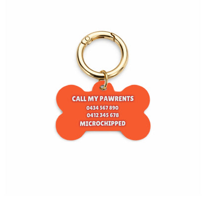 Wildflower Pet ID Tag