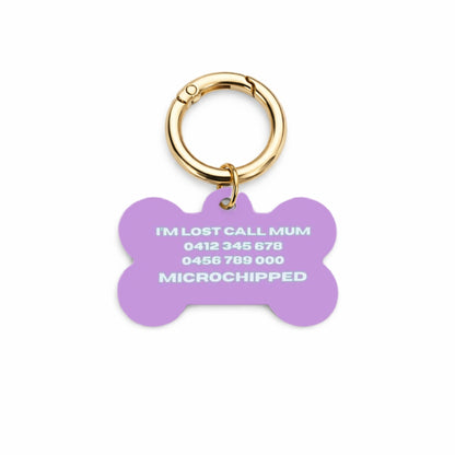 Pastel Tide Pet ID Tag