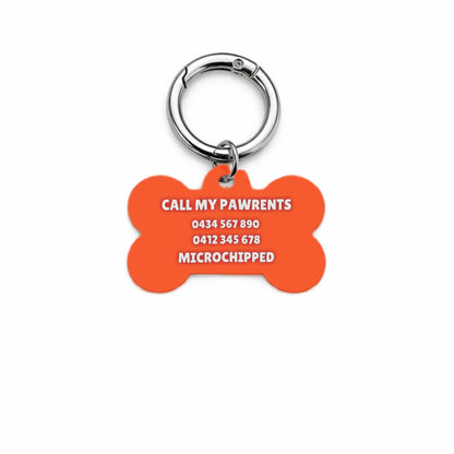 Wildflower Pet ID Tag