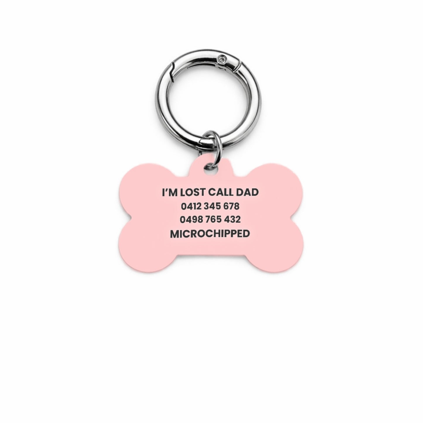 Donut Pet ID Tag