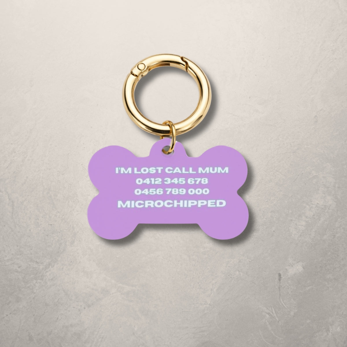 Pastel Tide Pet ID Tag