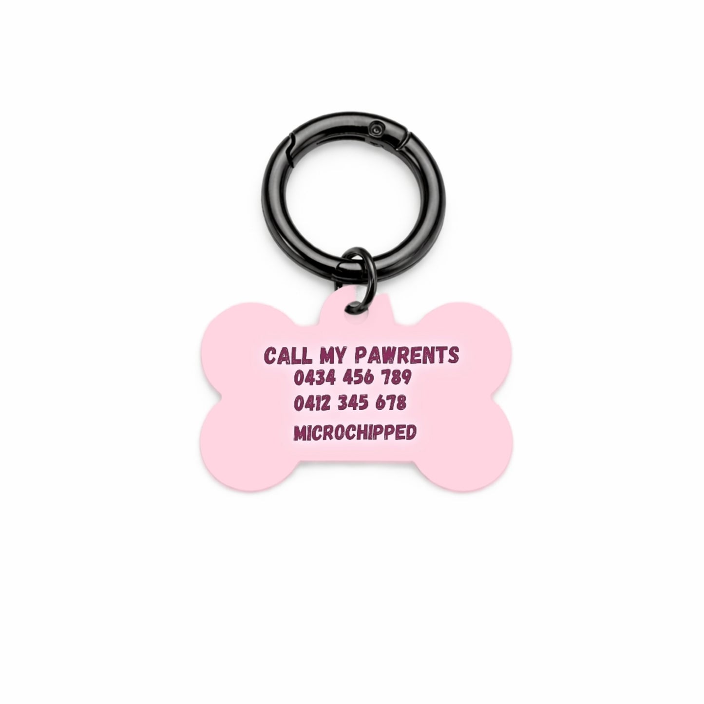 Pink Rodeo Pet ID Tag