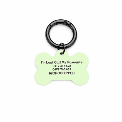 Minty Breeze Pet ID Tag