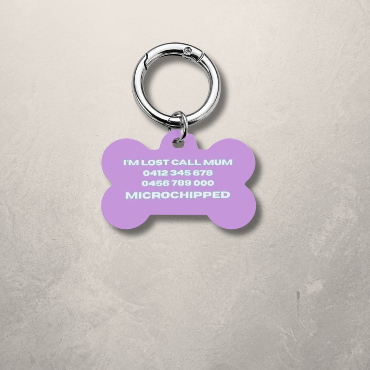 Pastel Tide Pet ID Tag