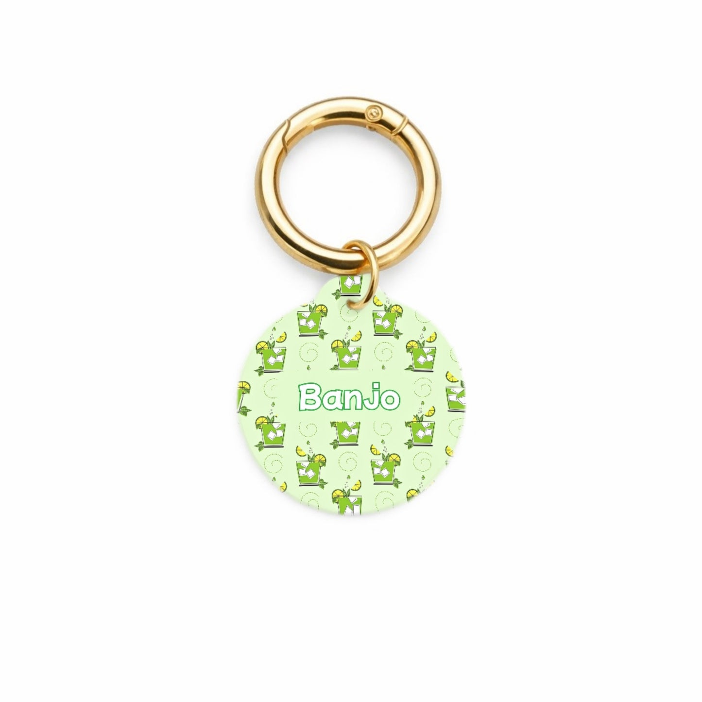 Minty Breeze Pet ID Tag