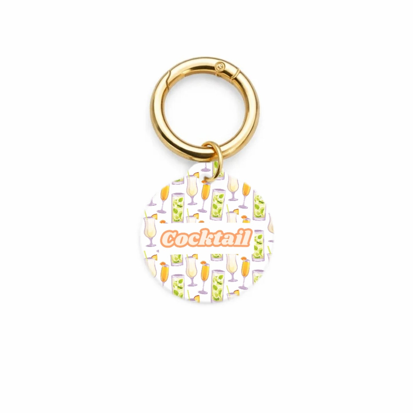 Cocktail Pet ID Tag